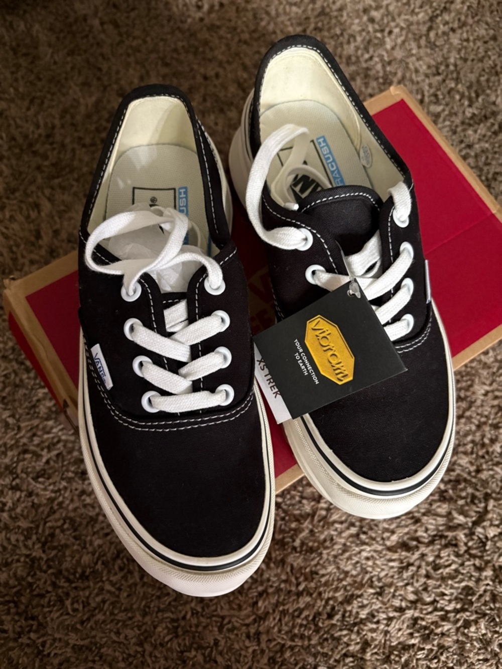 Vans Black Authentic Vibram
